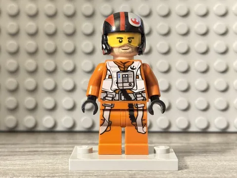 LEGO Star Wars Minifigure Poe Dameron (Pilot Jumpsuit Helmet) 75102 Poe's X-Wing