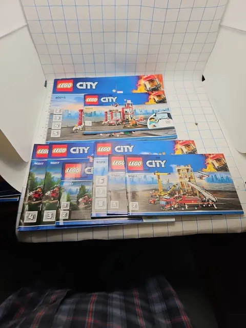 lego City  instruction manuals Only 8 Manual Lot