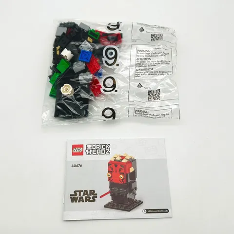 LEGO Star Wars 40676 BrickHeadz The Phantom Menace Darth Maul #232 Only