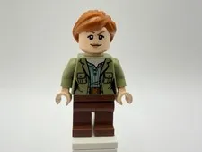 LEGO JURASSIC WORLD Part jw021 - Claire Dearing, olive jacket, red town legs-1pc