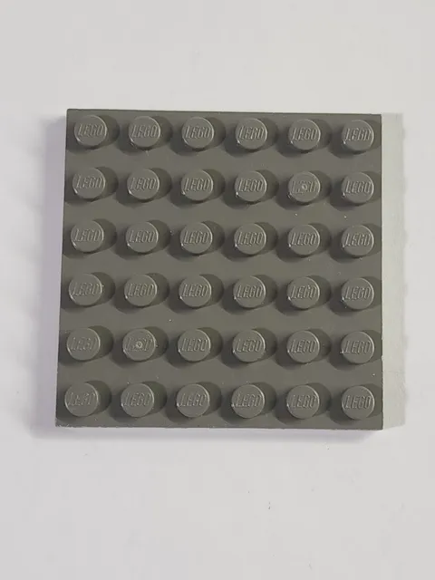 LEGO Parts ● Dark Gray (Old) Plate 6 x 6 Square ● # 3958 ● QTY 1