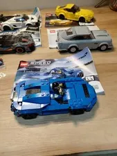 LEGO Speed Champions lot: 76900,76901,76902,76911,75882,with Manuals / ExtraUsed