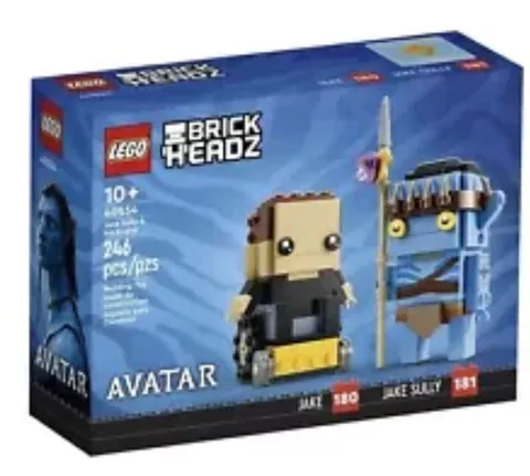 Lego 40554 Brick Headz Jake Sully & his Avatar 10+ New Sealed