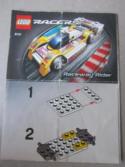 Lego Racers Building Instructions Instruction 8131 Raceway Rider
