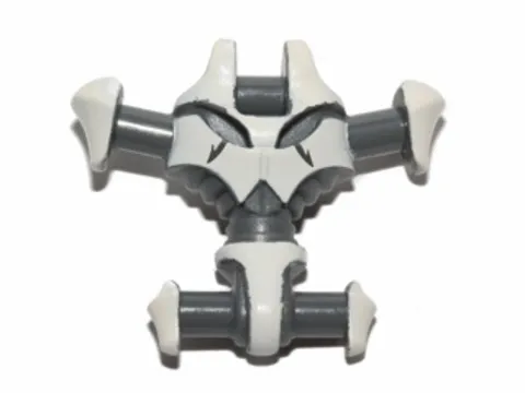 LEGO® Part 87566pb02 - Torso Mechanical, General Grievous White Pattern