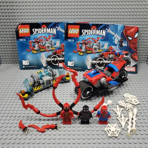LEGO: 76113 Spider-Man Bike Rescue - Complete - Great Condition - Retired / 2020