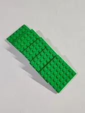 LEGO Parts ● Bright Green Plate 6 x 6 Square ● # 3958 ● QTY 5