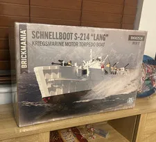 Brickmania Schnellboot S-214 Kriegsmarine Torpedo Boat BKM2524 Brand New Sealed