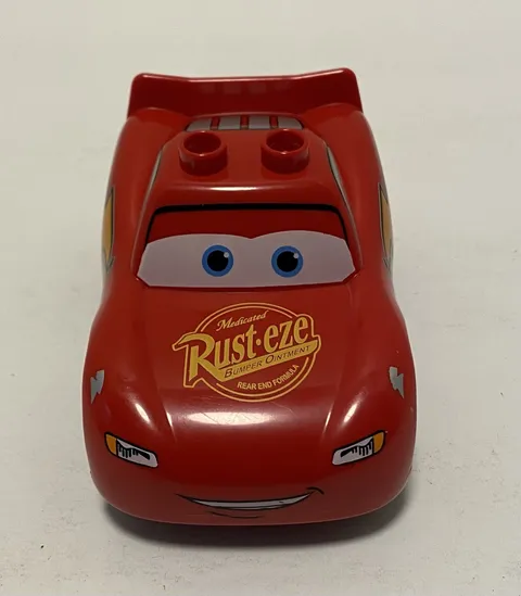 Lego Duplo Disney Pixar Cars Lightning McQueen Rust-eze Hood Logo