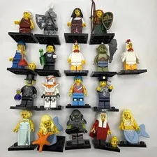 LEGO Series 9 Collectible Minifigures 71000 Lot Forest Maiden Heroic Knight
