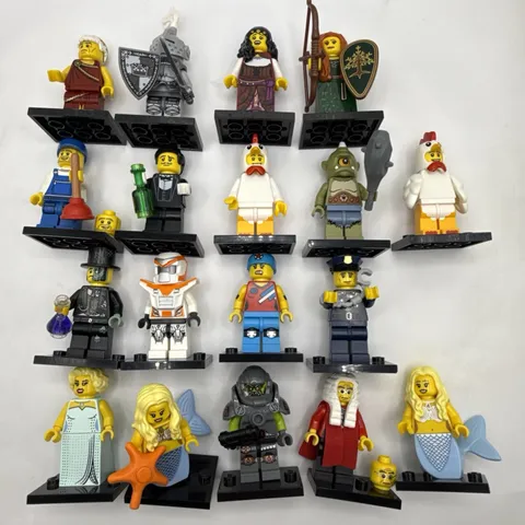 LEGO Series 9 Collectible Minifigures 71000 Lot Forest Maiden Heroic Knight