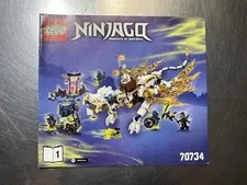 2015 LEGO 70734 Ninjago Masters Of Spinjitzu Manual Booklet Only  Used Condition
