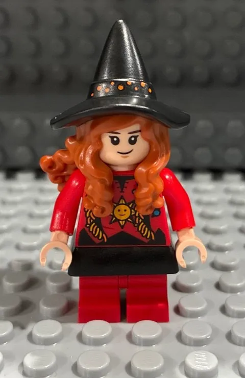 Lego 21341 Disney Hocus Pocus Minifigure Dani Dennison Witch Costume Red Black