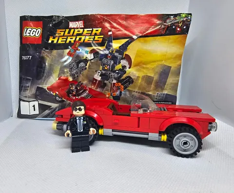 LEGO Marvel Super Heroes 76077 Iron Man Detroit Steel Strikes Complete No Box