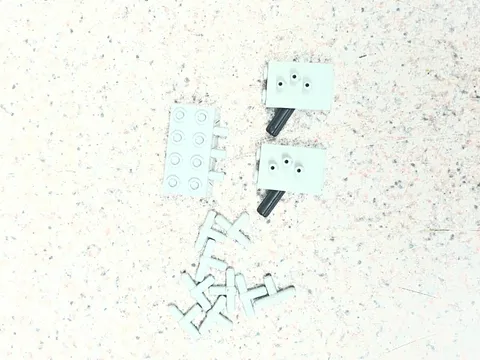 Lot Of  LEGO Pneumatic Switch With Top Studs Light Gray 4694 4692