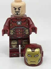 Lego Iron Man Minifigure sh0612 76166 Marvel Super Heroes Rare Retired