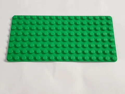 LEGO Baseplate 8x16 thin 8 x 16 base plate Bright Green