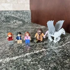 LEGO 75947 Minifig Lot Harry Hermoine Buckbeak Ron Hagrid Complete Wings