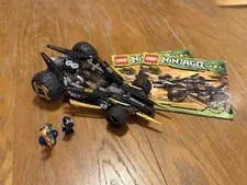 LEGO NINJAGO 9444 Set Built w Minifigures (Very Good), w Instructions, No Box