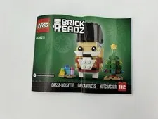Lego Brick Headz 40425 Instructional Manual Only