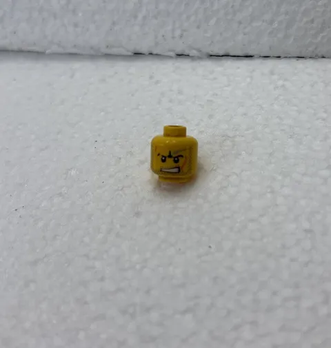 Lego Star Wars Trooper Clone Bounty Hunter Head Stubble Scars Yellow