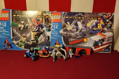 Lego Dr Octopus spd016 Spider-Man spd028 Osborne spd022 Thief spd018 spd019 Lot