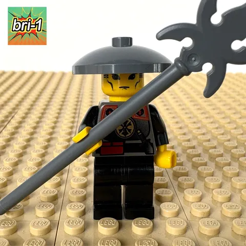 LEGO Adventurers, Orient: Guard UNPRINTED HAT, PIKE, adv046, 7419, FORTRESS 2003