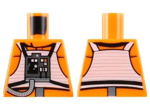 LEGO® Part 973pb0624 - Torso SW Rebel Pilot with Printed Back Pattern
