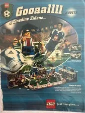  LEGO football 3409 Championship Challenge Zidane 2000 France World Cup