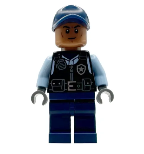 LEGO Super Heroes Minifigure Security Guard Arkham Asylum sh1076 76300