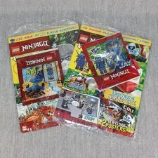 LEGO NINJAGO Magazine Dutch No 4 & 7 Sealed w/Jay Mini Figure Polybag 2020s Lot