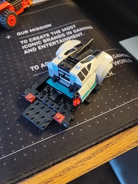 Incomplete LEGO Speed Champions Mercedes-AMG Project One, Back Half, For Parts