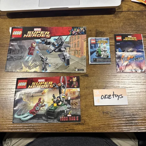 LEGO Super Heroes 76008, 76029, 76070, 30449 Instructions Manual Only