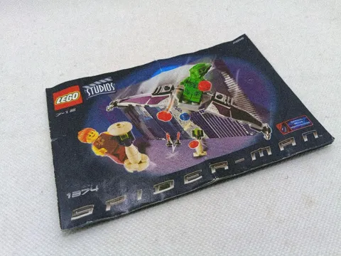 LEGO Studios Spider-Man Green Goblin 1374 2002  Instructions ONLY