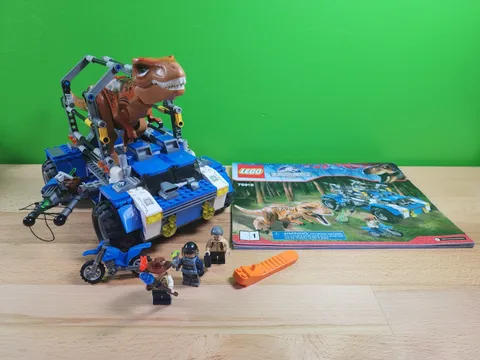 LEGO Jurassic World: T. Rex Tracker 75918 (100% Complete w/Manuals and Minifigs)