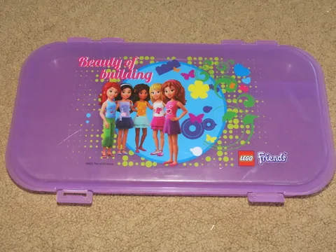 SUPER Lego Friends minifigure / parts / accessories storage case / container