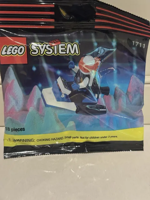 LEGO System 1711 - Ice Planet 2002 Scooter - NEW 18 Pieces Vintage polybag 