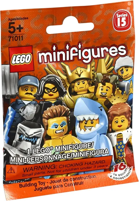 LEGO Series 15 Blind Bag 71011 - 1 Minifigure with Accessories - Sealed [New]