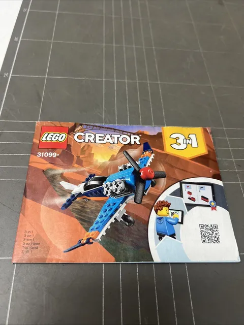 VINTAGE TOY LEGO MANUAL INSTRUCTIONS BOOKLET ART CREATOR 31099