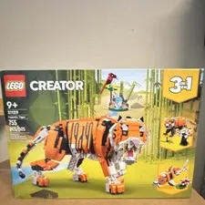 LEGO Majestic Tiger 31129 CREATOR 3 in 1 Complete Set 755pcs Age 9+ 2022