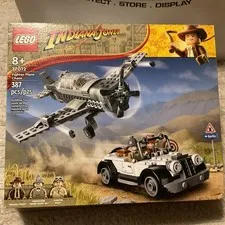 LEGO Indiana Jones: Fighter Plane Chase (77012)  Complete Set Used