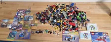 LEGO Bulk Lot UNSEARCHED 6.4 LBS 15 Minifigures 13 Manuals Harry Potter Star War