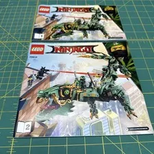lego ninjago green ninja mech dragon 70612 Manual Only