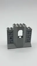 LEGO 48490 Light Bluish Gray Panel 3 x 8 x 6 with Castle Brick Stickers