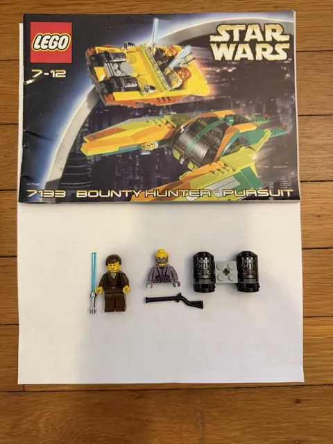 LEGO Star Wars: Bounty Hunter Pursuit (7133) Zam Wesell Anakin Manual Lot. Read