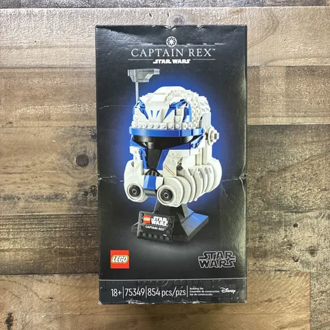 Lego Star Wars 75349 Captain Rex Bust Building Set Helmet 854Pcs Damaged Box
