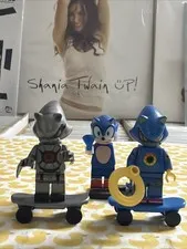 METAL SONIC THE HEDGEHOG LEGO MINIFIG FIGURE lot sega genesis robot arms shadow