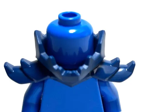 Lego - Minifigure Utensil - Dark Blue, Shoulder Armor, Ninja, Spiked