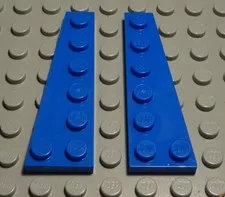 lego plate slant 2x6 blue