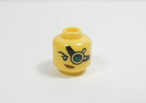 LEGO Yellow Female Girl Dual Sided Head Minifig Eyepiece Lens I12